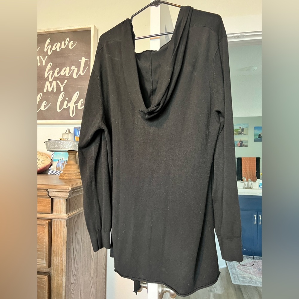 Hooded cardigan